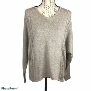NWT Hem & Thread Ellen Distressed Detail Sweater (Stitch Fix)